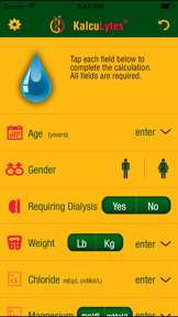 KalcuLytes - Electrolyte Replacement Calculator screenshot
