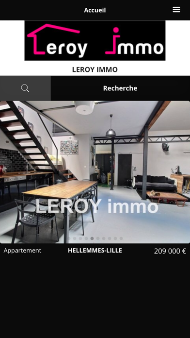 Screenshot #2 pour AGENCE IMMOBILIERE HELLEMMES