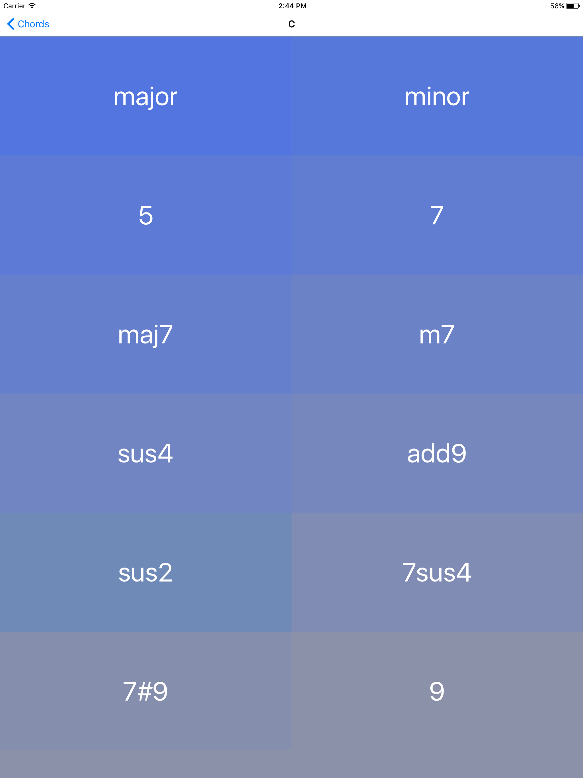 Guitar Chord Diagrams screenshot 9
