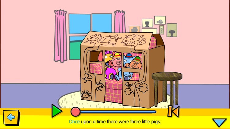 The Three Little Pigs presented by Dog and Cat