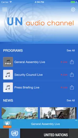 Game screenshot UN Audio Channels apk