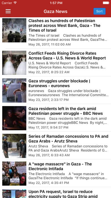 Palestine News & Radio - Gaza Palestinian Updates Screenshot