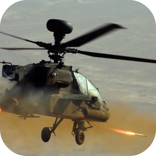 Helicopter Gunship Combat Fire Lands icon
