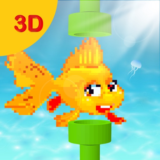 Splashy Fish - Underwater flappy gold fish game Icon