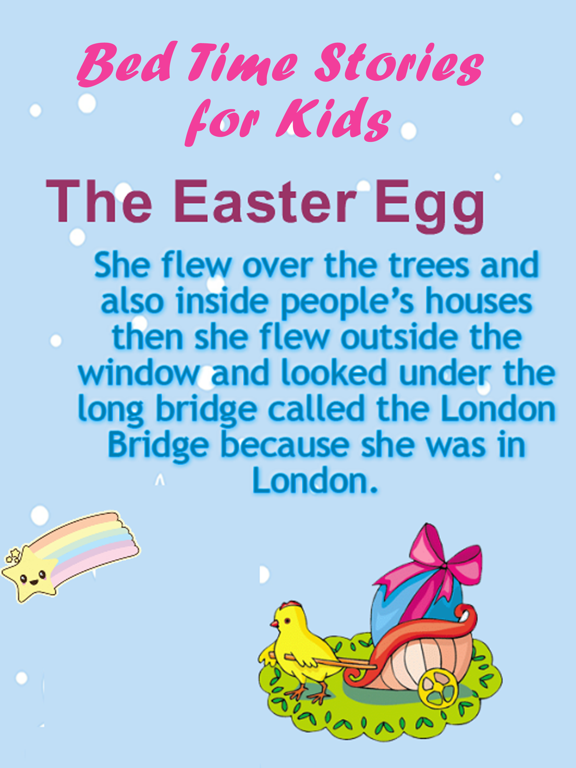 Reading Bed Time Short Stories Online App For Kids iPad screenshot