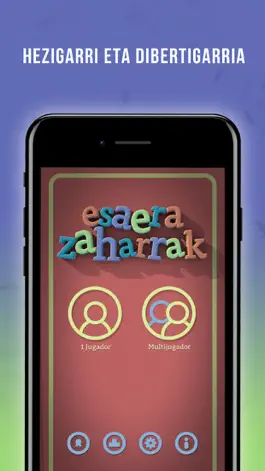 Game screenshot Esaera Zaharrak - Euskera apk