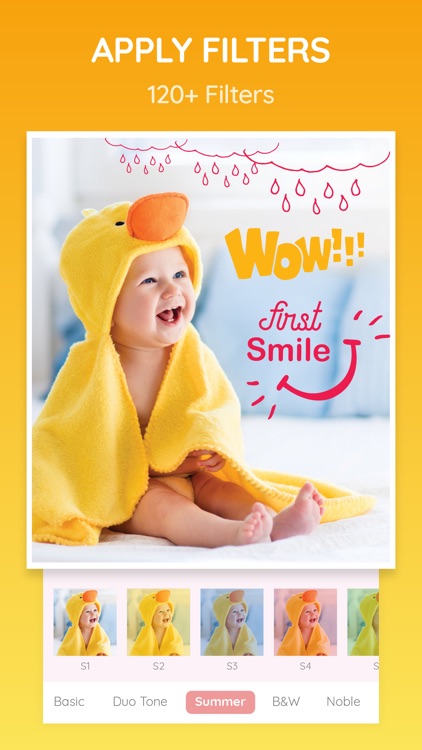 Newborn - Baby Milestones Photo Editor