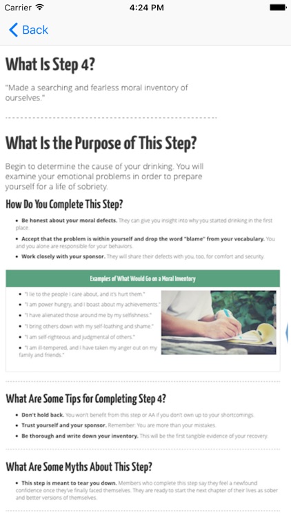 AA 12 Steps - For A Anonymous