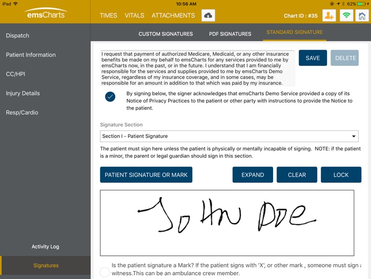 emsCharts Tablet screenshot-4