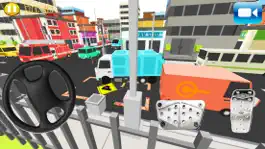 Game screenshot Cube Garbage Truck Park:Drive in City mod apk