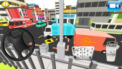 Screenshot #1 pour Cube Garbage Truck Park: Drive in City