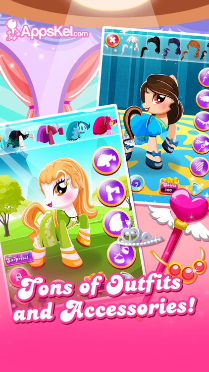 Princess Pony Girls 2 – Little Dress Up Games