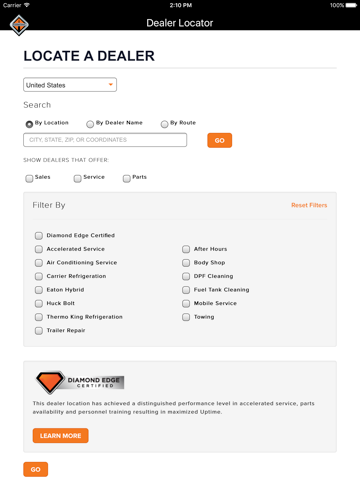 International Dealer Locator - náhled