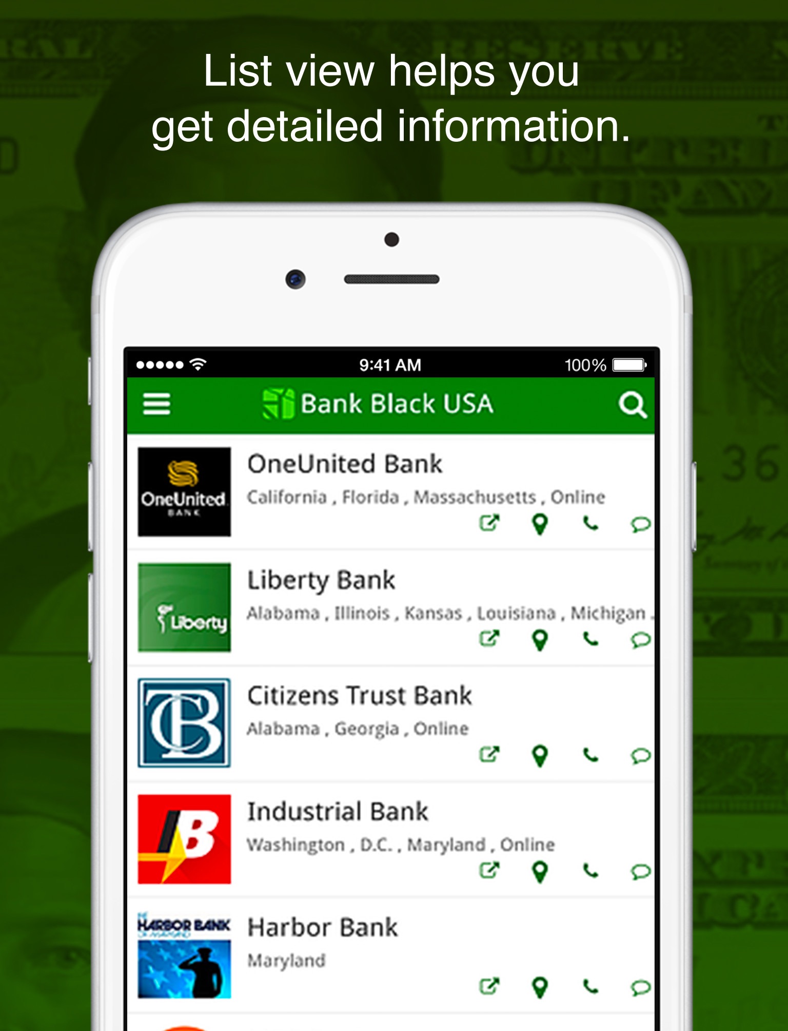 Bank Black USA screenshot 2