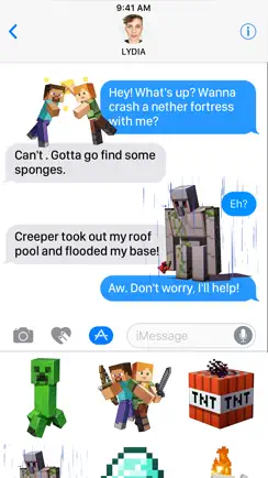 Minecraft Sticker Pack iPhone image 1