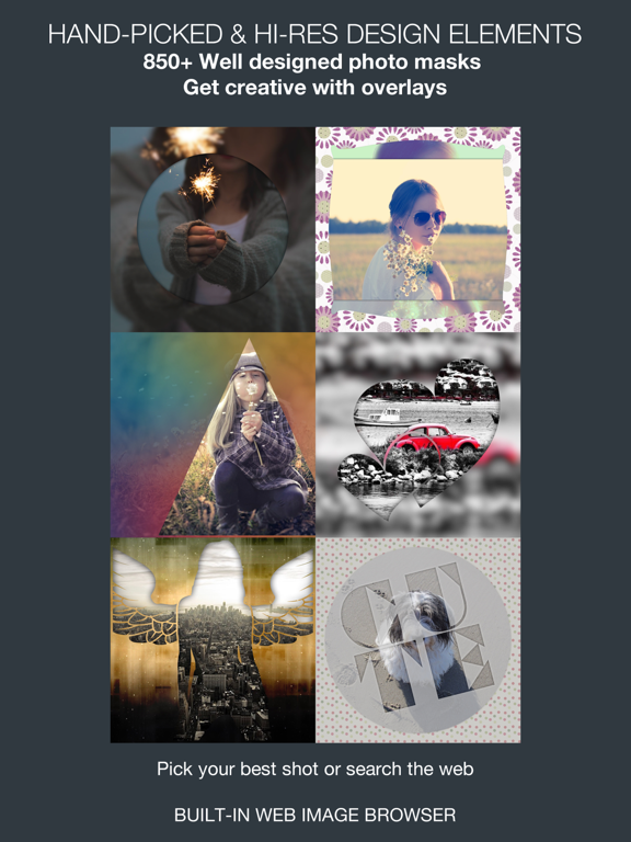 Screenshot #4 pour Easy Shaper – Forme de Photos Créatif Masque
