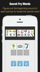 Secret Fry Words screenshot #1 for iPhone