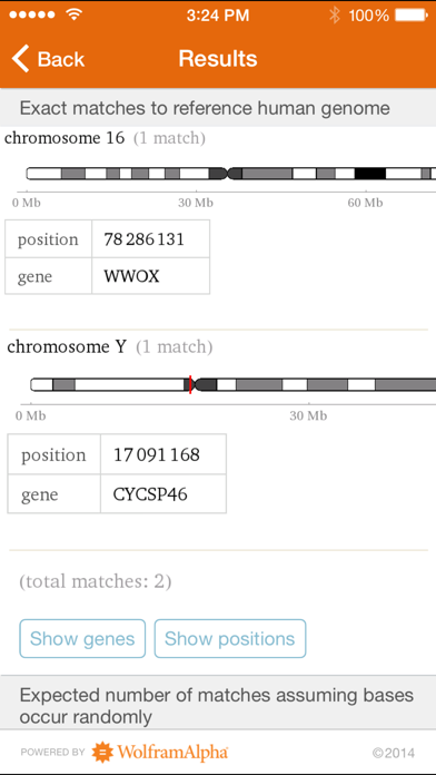 Screenshot #2 pour Wolfram Genomics Reference App