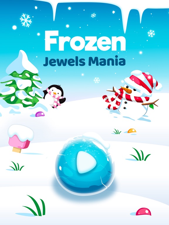 Screenshot #6 pour Frozen Jewels Mania - Match 3 Gems Puzzle Legend