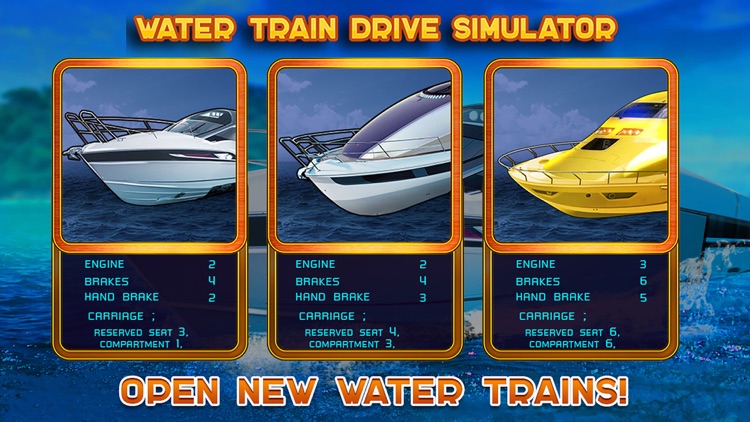 Water Train Drive Simulator screenshot-4