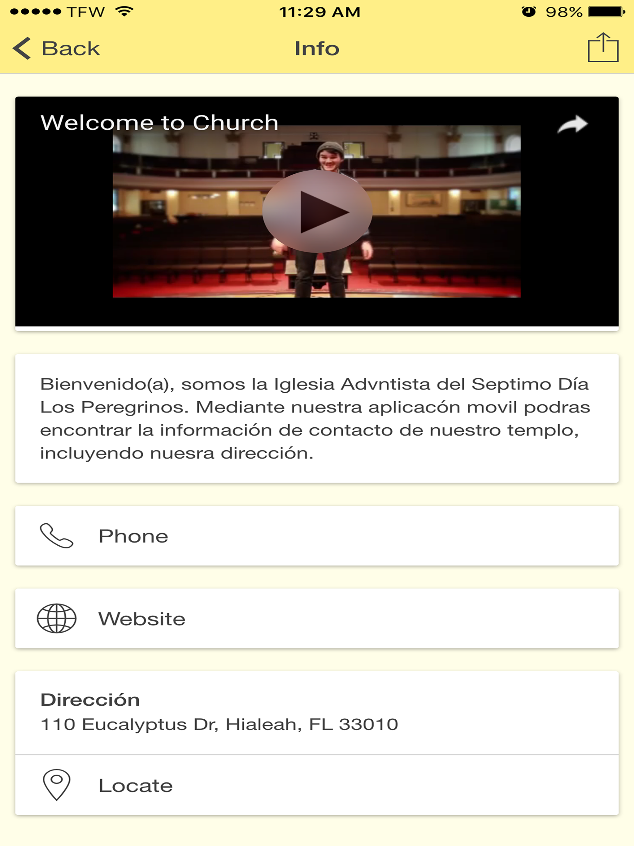 Los Peregrinos SDA screenshot 6