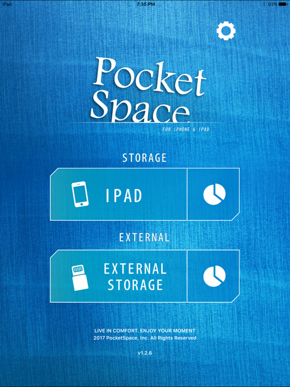 Screenshot #4 pour Pocket Space - Backup easier