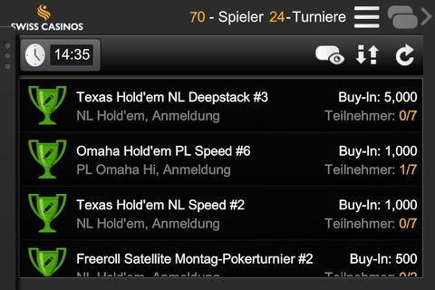 Swiss Casinos Poker screenshot 3