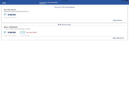 Connect Broadband Enterprise iPad screenshot 4 - Business app