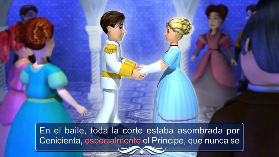 Captura de pantalla de Cenicienta - Libro Y Juegos en iPhone 1