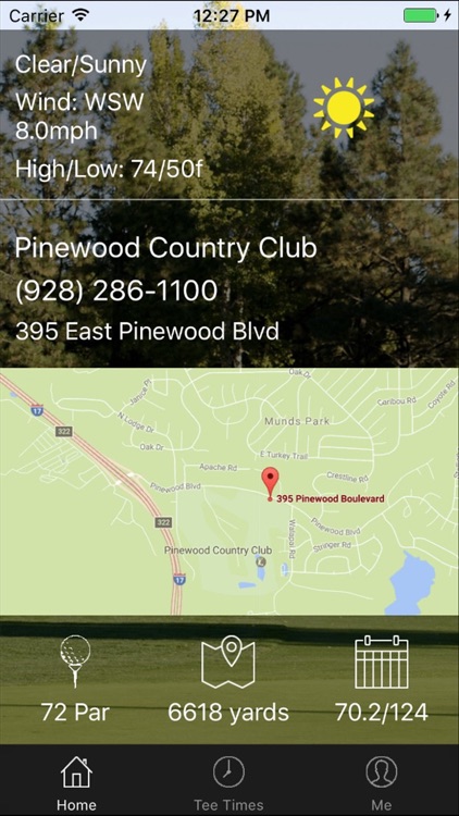 Pinewood Country Club Tee Times