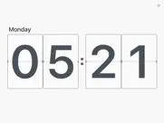 flip clock - minimalism digital alarm clock no ads ipad resimleri 2