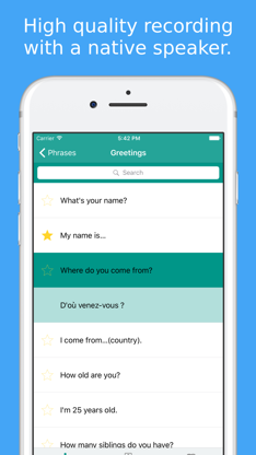 Simply Learn French : Travel Phrasebook For France screenshot 2