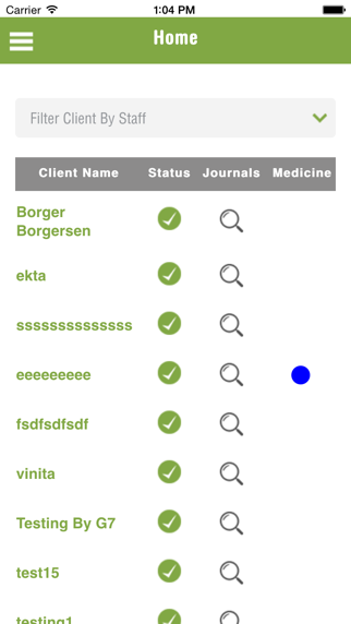 Validi Clinic system Screenshot