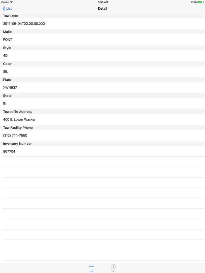 Chicago Towed Vehicles - Search Through Towed Cars