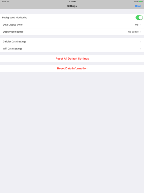 Screenshot #4 for Data Monitor Pro - Control Data Usage in Real Time