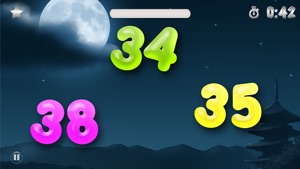 123 Ninja the First Numbers Slicing Game for Kids screenshot #3 for iPhone