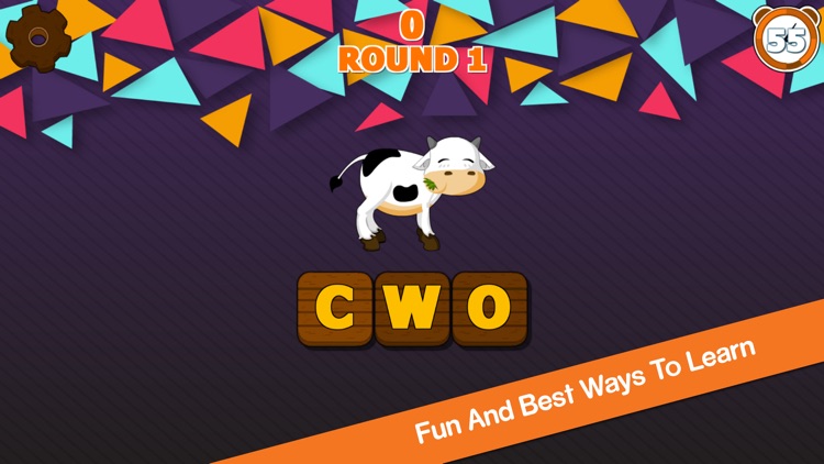 Word Swap Scrambled Puzzle for Learning English