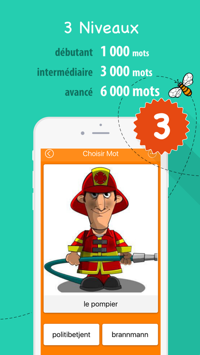 Screenshot #3 pour 6000 Mots - Apprendre le Norvégien - Vocabulaire