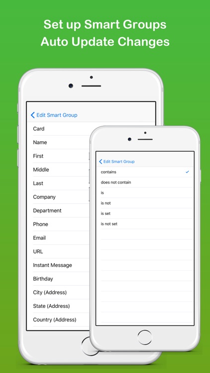 Smart Group: Email, SMS/Text & Contacts