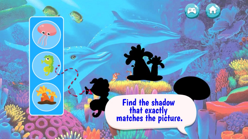 Ocean Animal Vocabulary Learning Puzzle Game - 1.0 - (iOS)