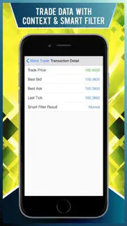 block trade : watch stock market smart money flow iphone screenshot 3