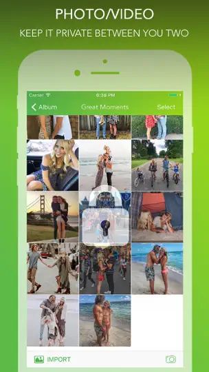 Capture d'écran de Love.ly - Track/Manage Relationship For Couple sur iPhone 4
