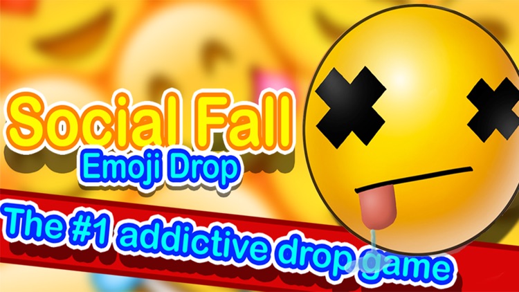 Social Fall Emoji Drop