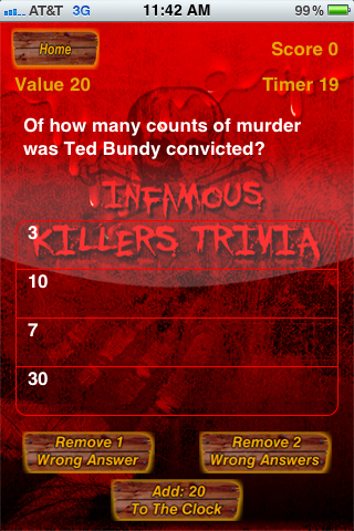 Infamous Killer Trivia screenshot 3