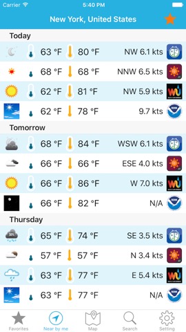 Multi Weather Forecastのおすすめ画像1