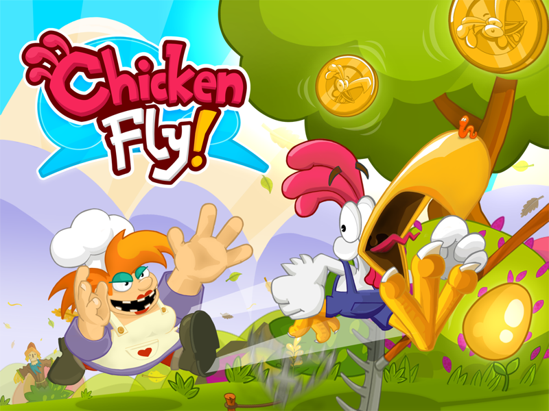 Chicken Fly: Platform Jumper official gameplay screenshot 1