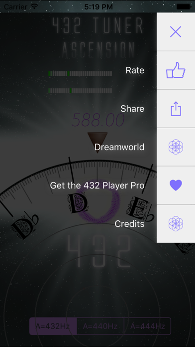 432 Tuner Screenshot 3