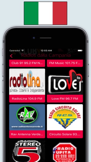 Radio Italy FM - Best Radios Stations Live Online on the App Store