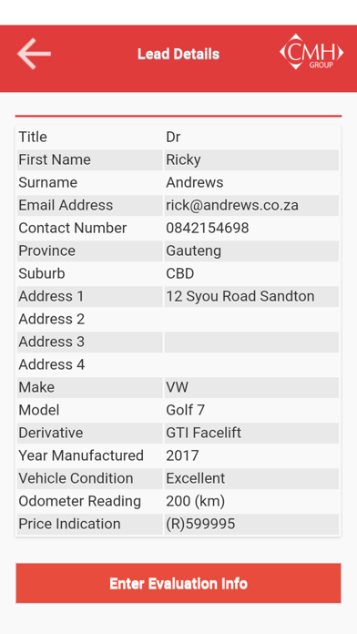 Screenshot #1 pour Used Car Buyers App
