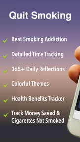 Quit Smoking Addiction Tool & Calculator screenshot